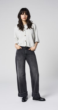 ONLY Women's Straight Fit Jeans Onlella-Riley Mw Straight Tai518