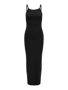 ONLY Robe longue Slim Fit Col rond Plus Sangles réglables -Black - 15345170