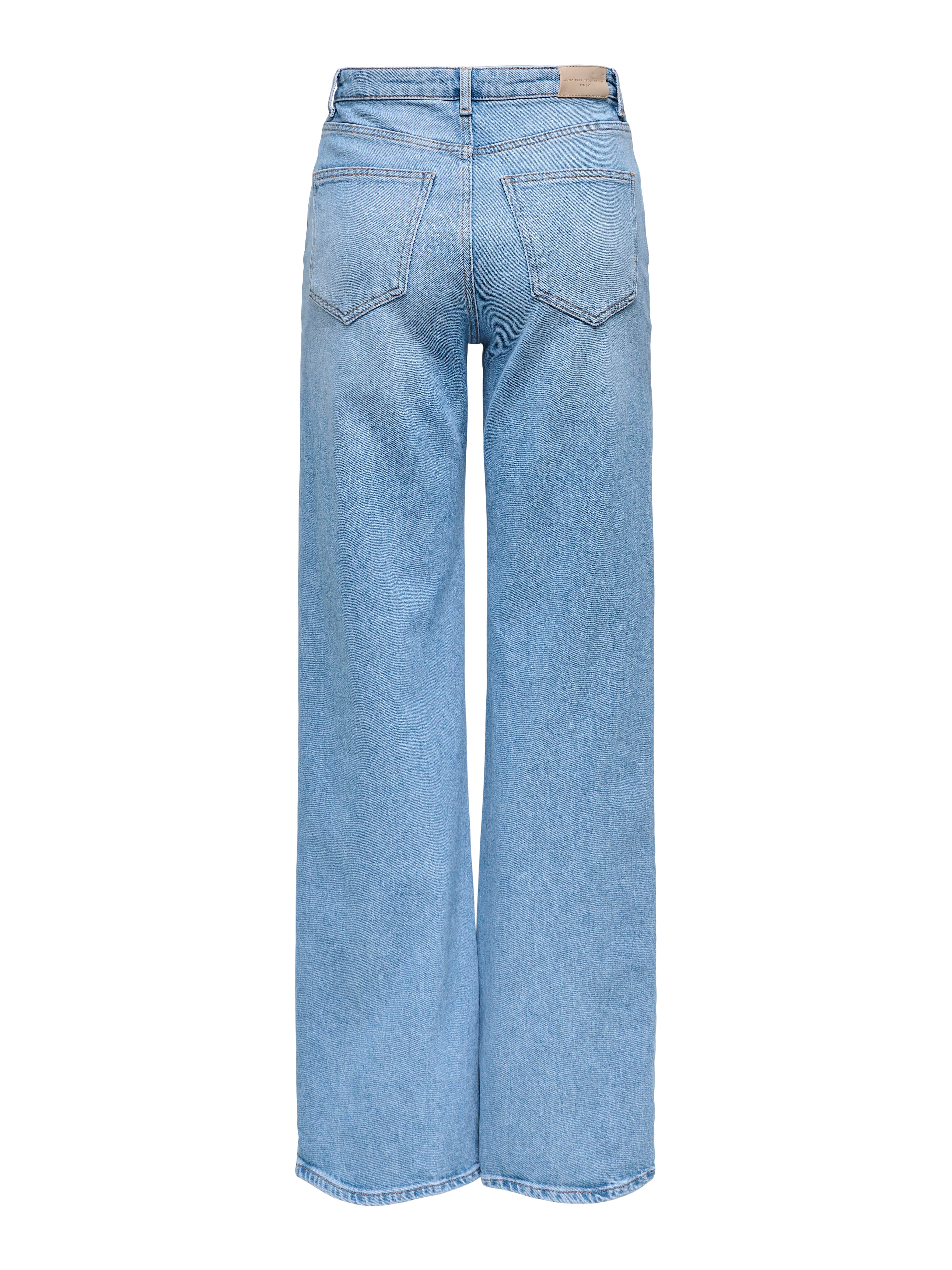 Thumbnail - Onljuicy Hohe Taille Weiter Beinschnitt Jeans