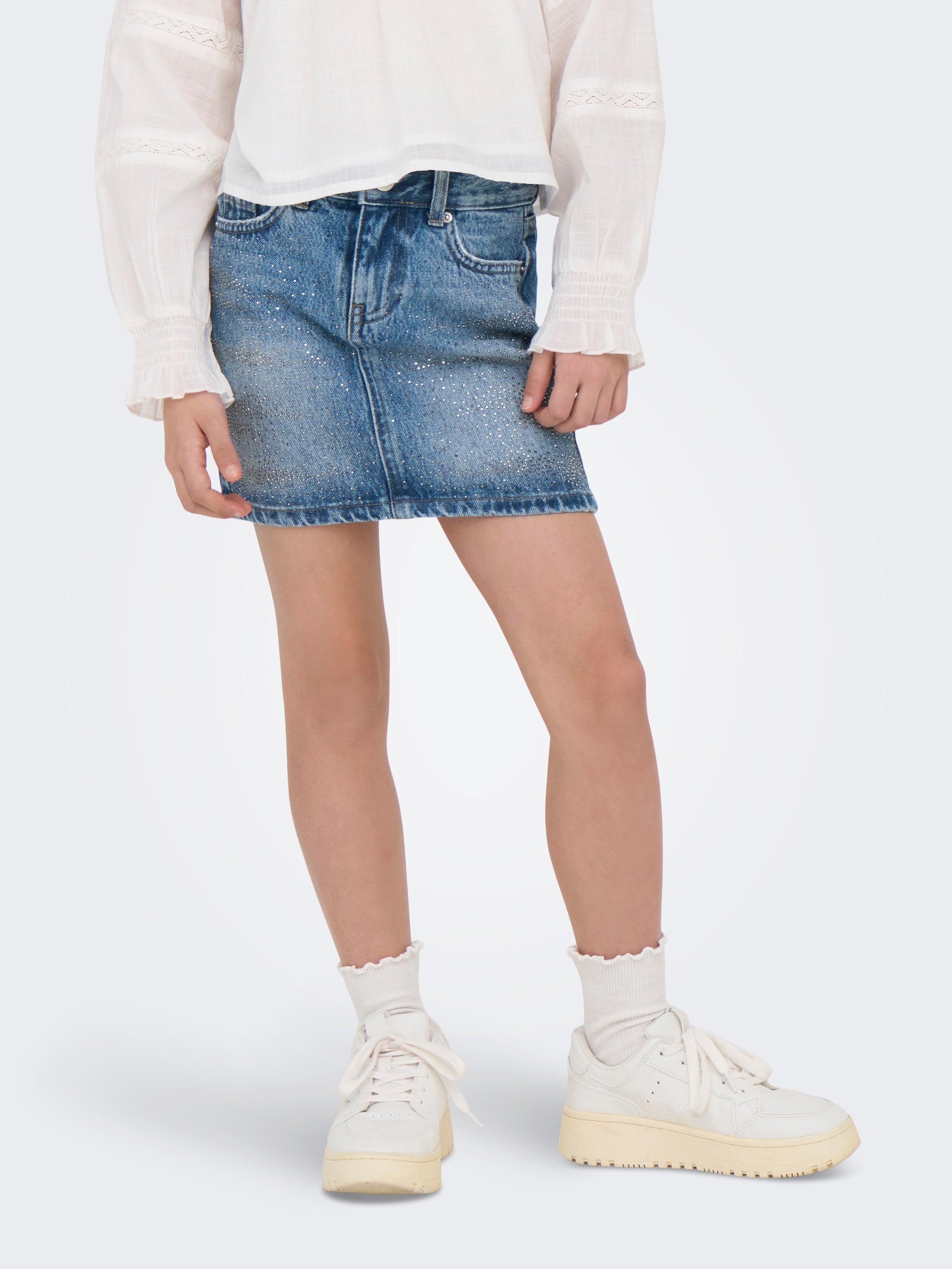 Kogstella Denim Kurzer Rock