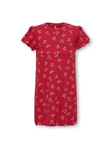 ONLY KMGFENJA Kort kjole -Equestrian Red - 15345508