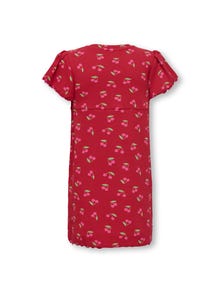 ONLY KMGFENJA Kort kjole -Equestrian Red - 15345508