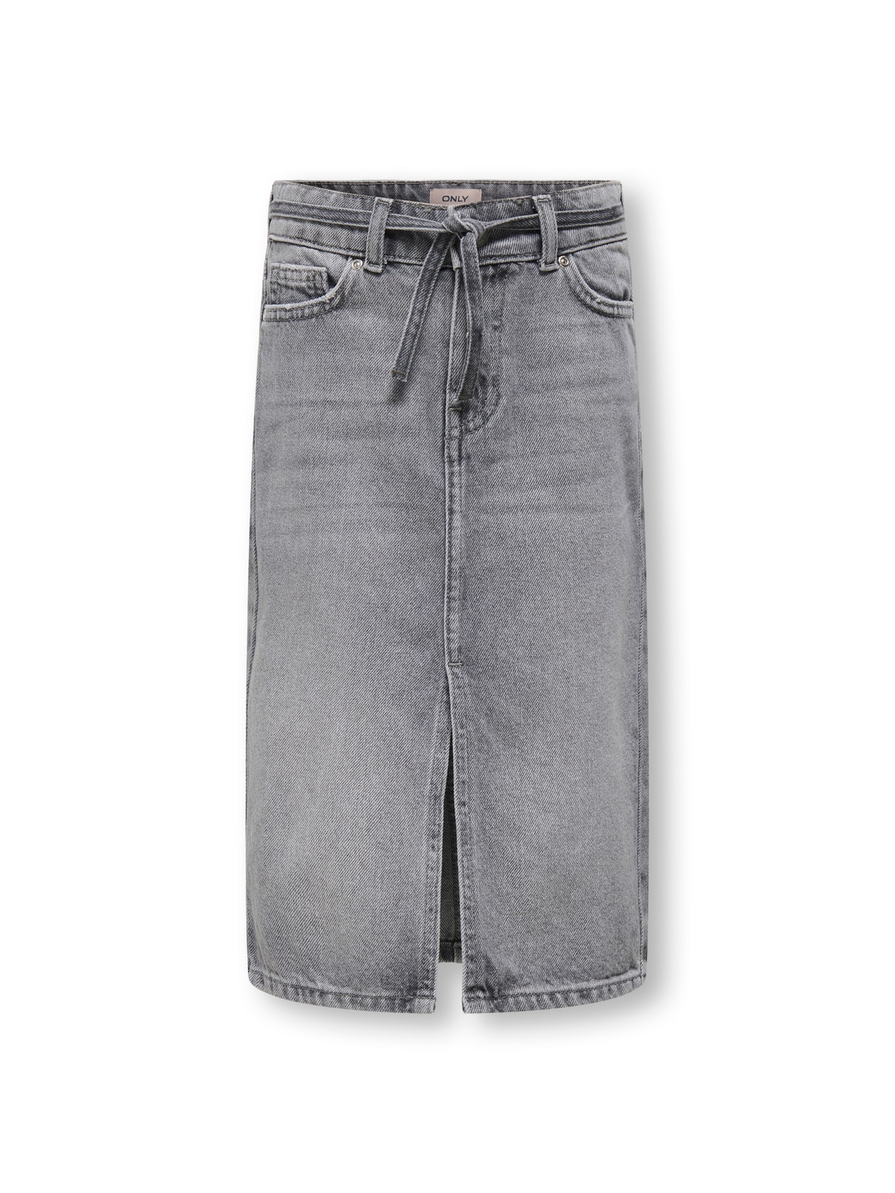 ONLY KOGGIANNA Denim Midirock -Medium Grey Denim - 15345523