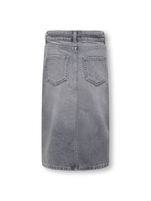 ONLY KOGGIANNA Denim Midirock -Medium Grey Denim - 15345523