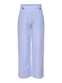 ONLY JDYNELLI Wide Leg Fit Kalhoty -Cloud Dancer - 15345574