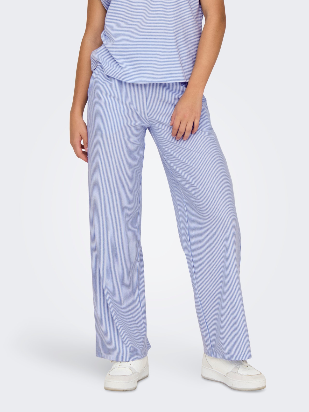 ONLY JDYNELLI Wide Leg Fit Kalhoty -Cloud Dancer - 15345574