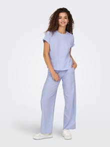 ONLY JDYNELLI Wide Leg Fit Kalhoty -Cloud Dancer - 15345574