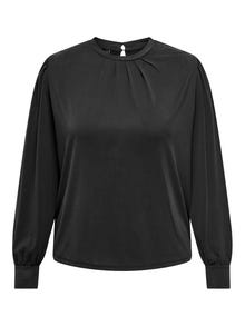 ONLY Redovno prianjanje Visoki vrat KRIVULJA Vrh -Black - 15345654