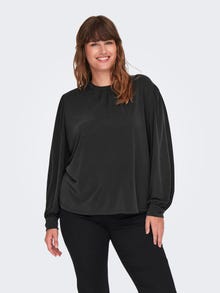 ONLY Redovno prianjanje Visoki vrat KRIVULJA Vrh -Black - 15345654