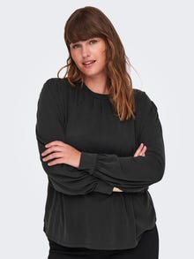 ONLY Redovno prianjanje Visoki vrat KRIVULJA Vrh -Black - 15345654