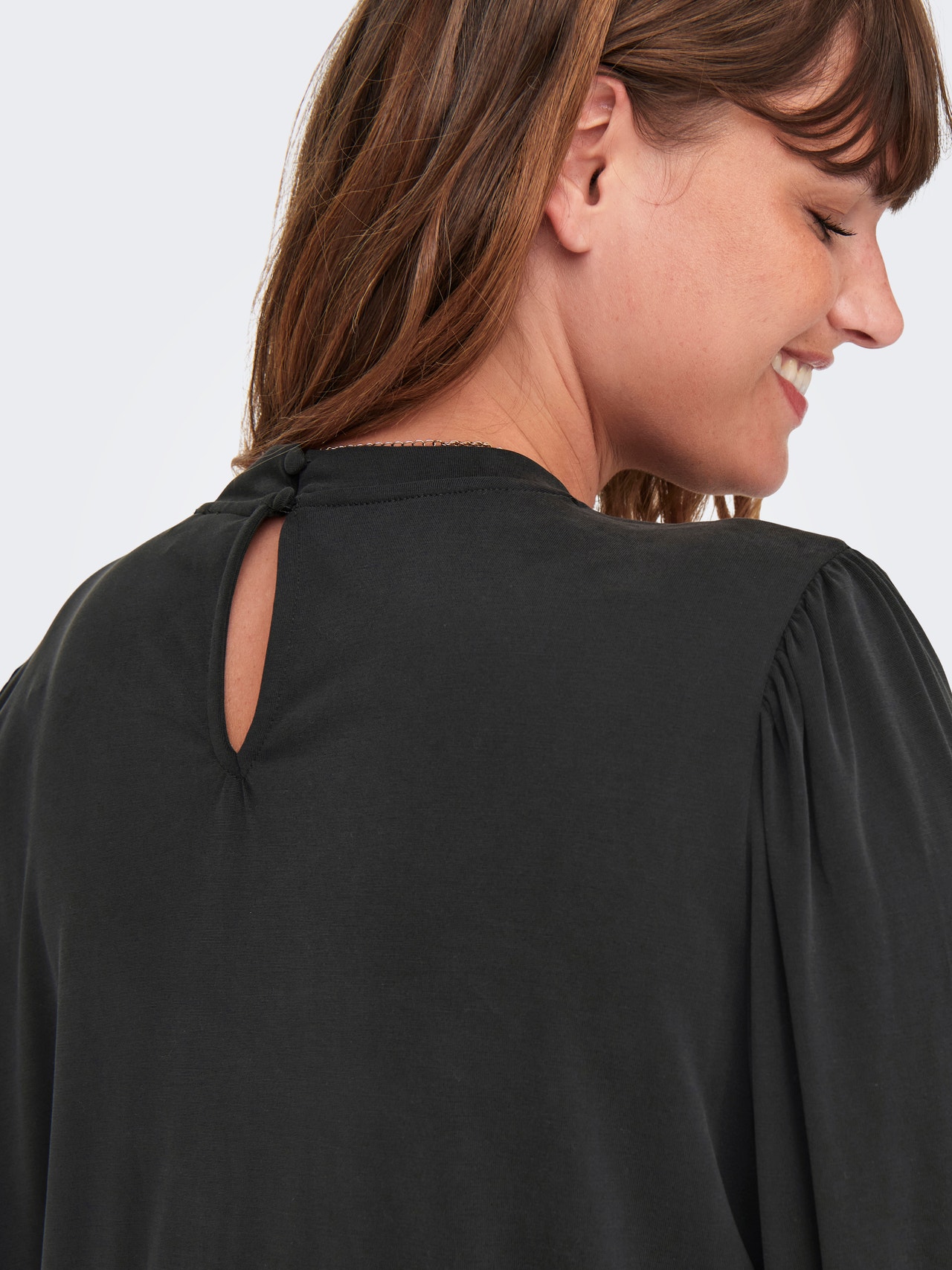 ONLY Redovno prianjanje Visoki vrat KRIVULJA Vrh -Black - 15345654