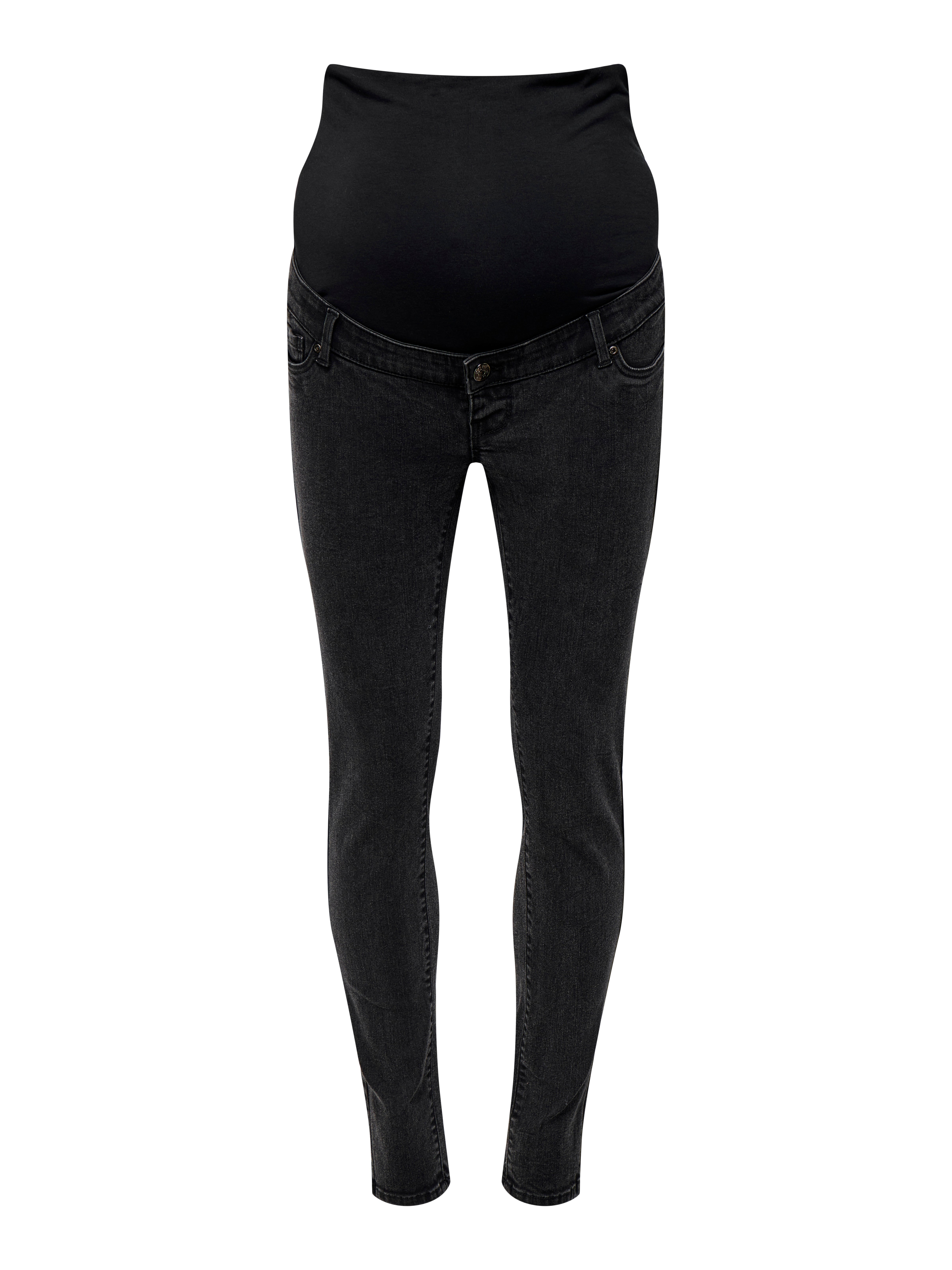 Thumbnail - Olmrose Hohe Taille Skinny Fit Jeans