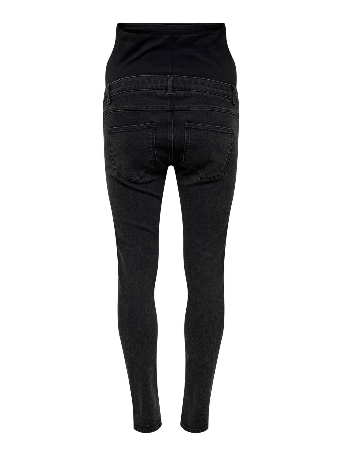 Thumbnail - Olmrose Hohe Taille Skinny Fit Jeans