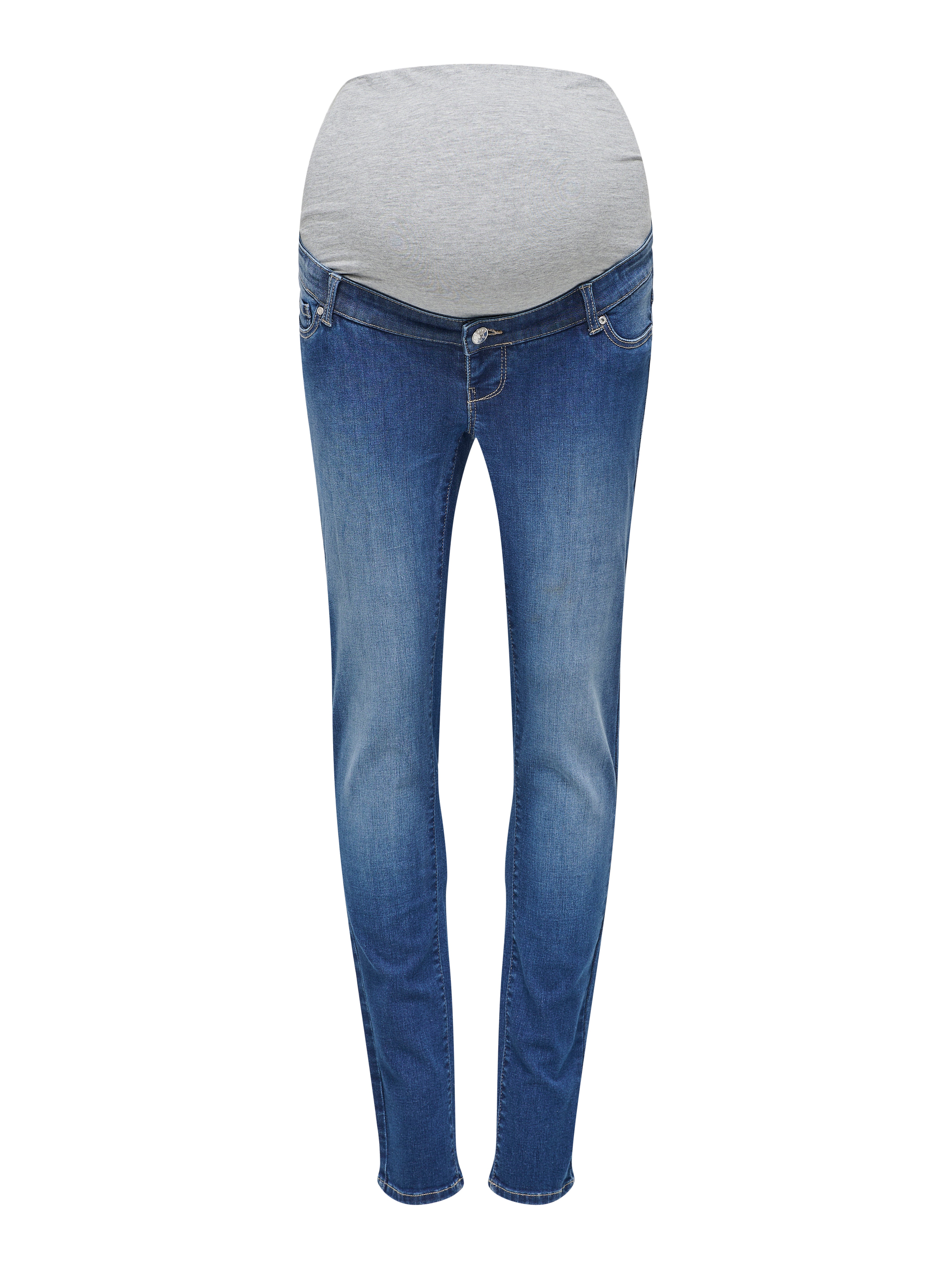 Thumbnail - Olmrose Hohe Taille Skinny Fit Jeans