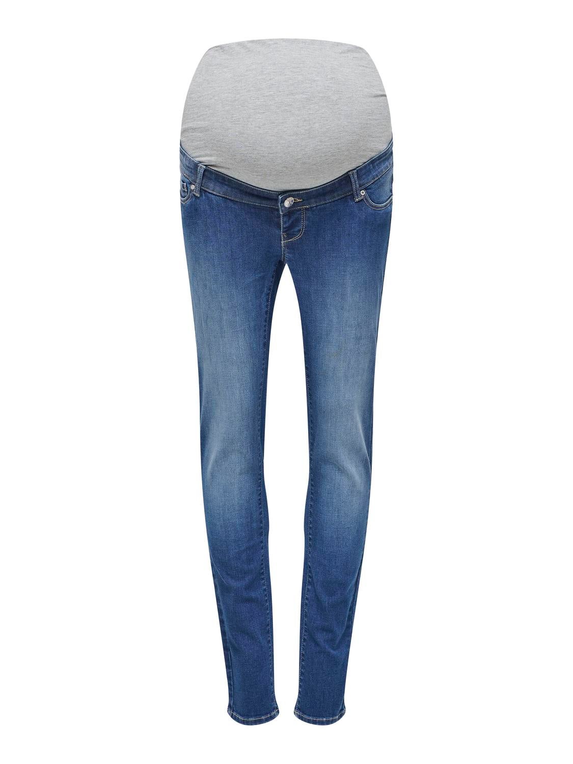 Thumbnail - Olmrose Hohe Taille Skinny Fit Jeans