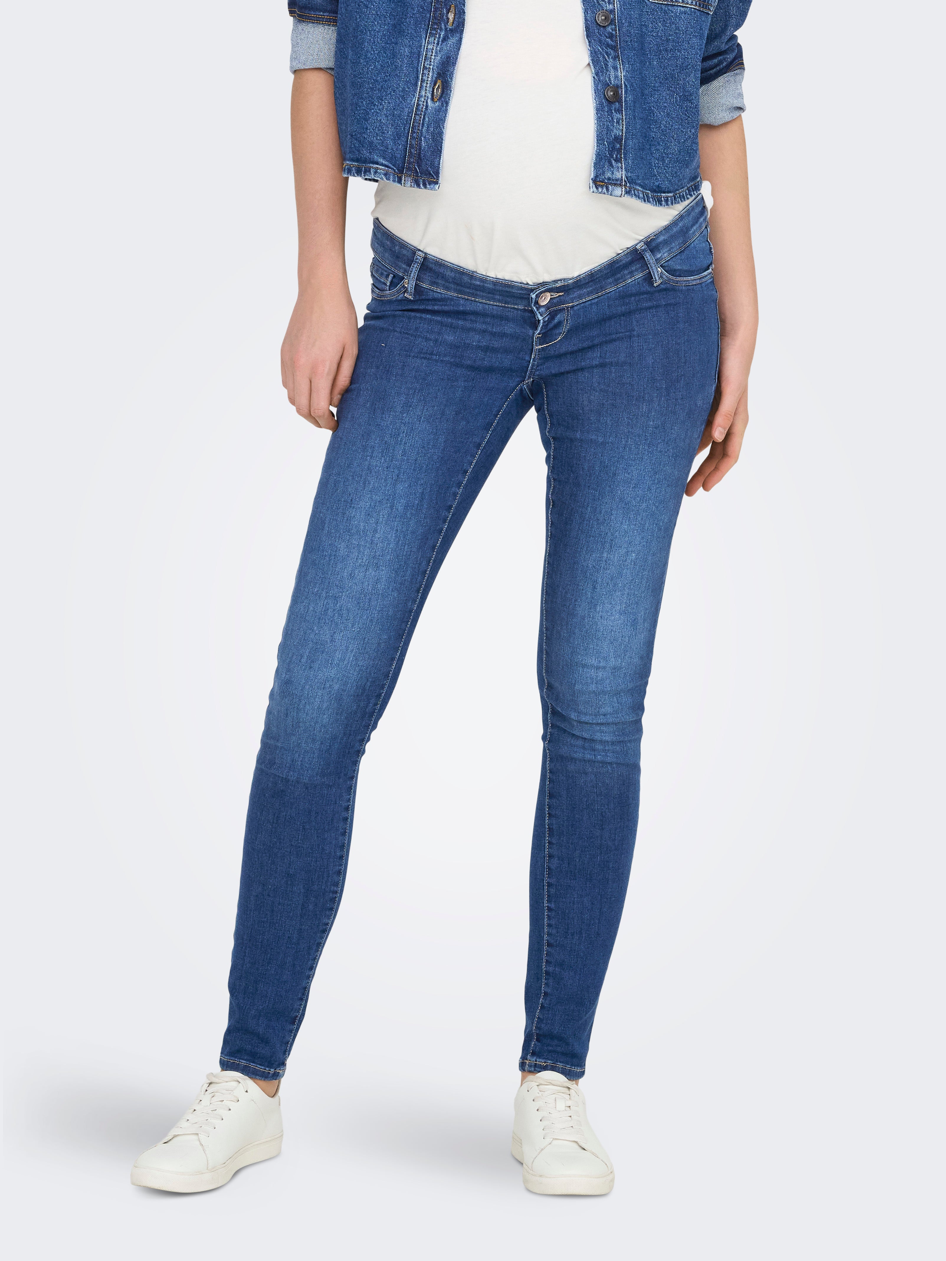 Olmrose Hohe Taille Skinny Fit Jeans