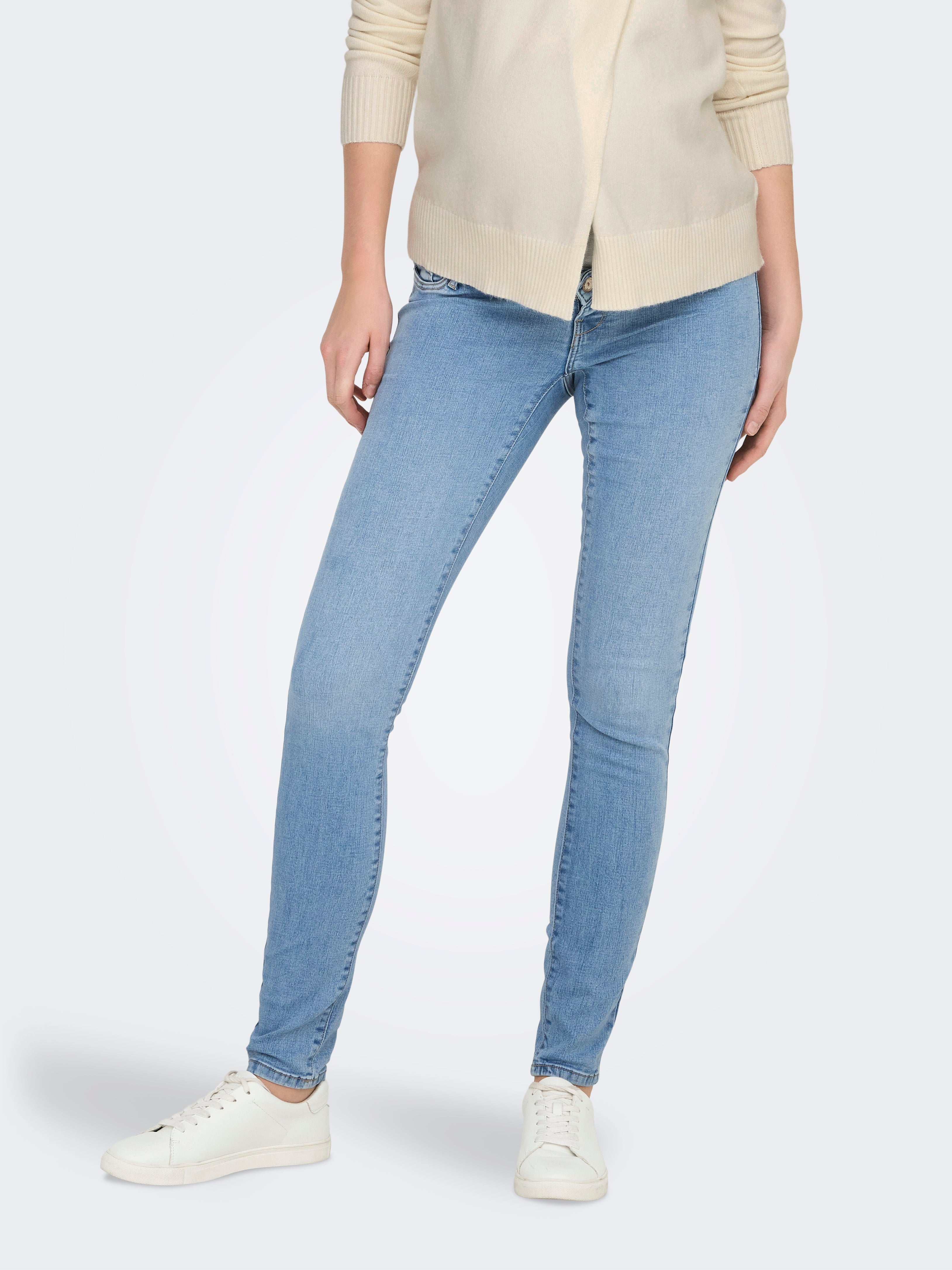 Olmrose Hohe Taille Skinny Fit Jeans