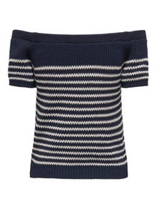 ONLY Knit Fit Off Shoulder Knit top -Sky Captain - 15345774