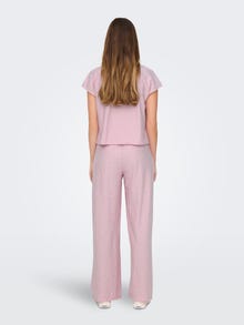 ONLY Tavapärane lõige V-kaelus Top -Cloud Dancer - 15345858