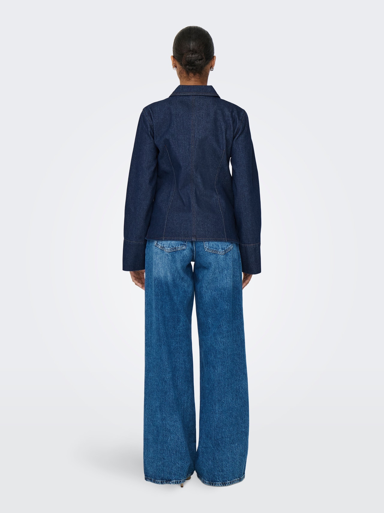 ONLY JDYSALLY Denim Shirt -Dark Blue Denim - 15346011