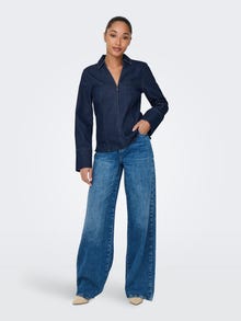 ONLY JDYSALLY Denim Shirt -Dark Blue Denim - 15346011