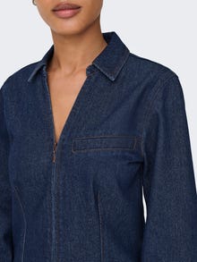 ONLY JDYSALLY Denim Shirt -Dark Blue Denim - 15346011