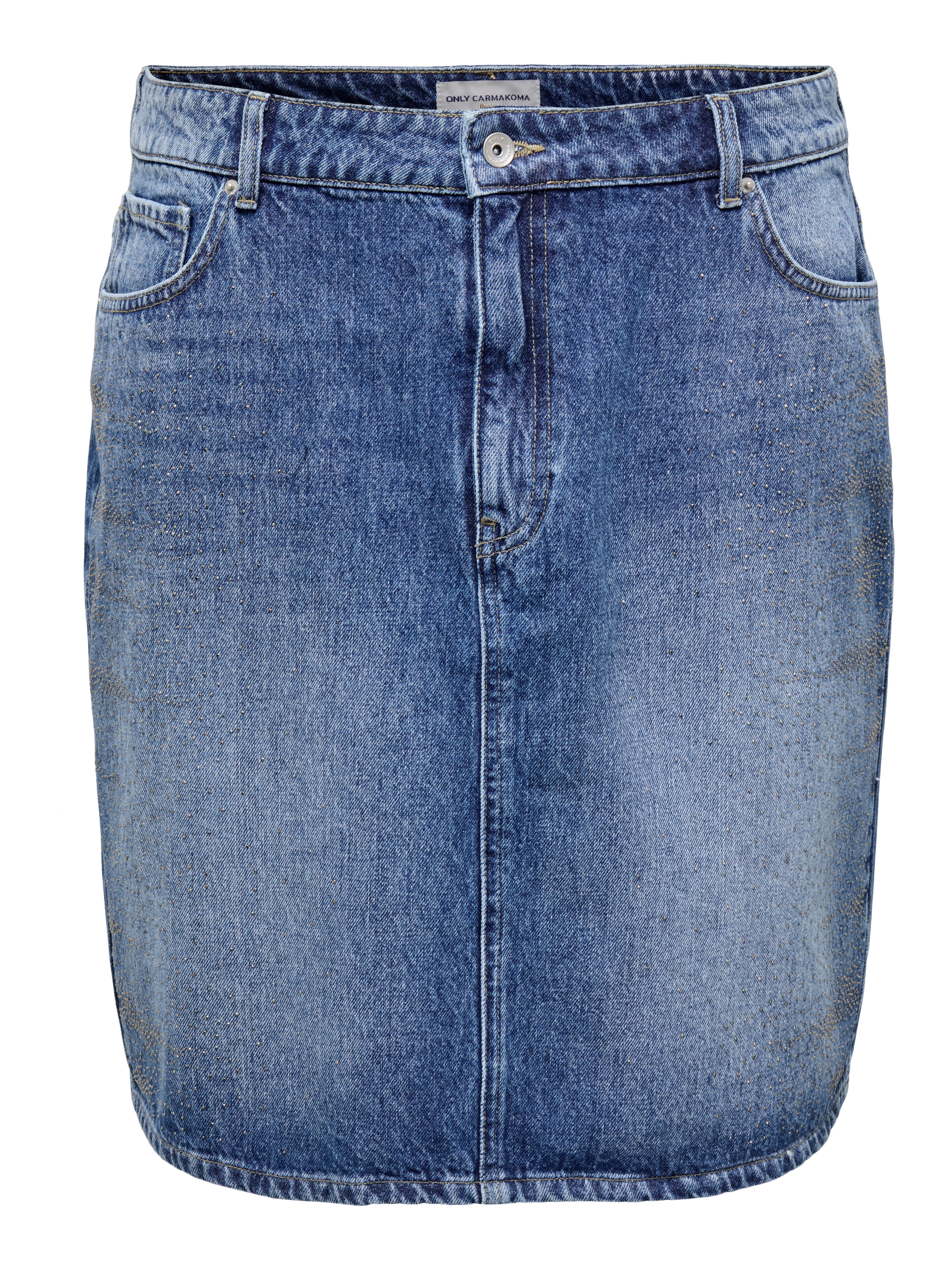 Thumbnail - Carstella Rhinestone Jeansrock