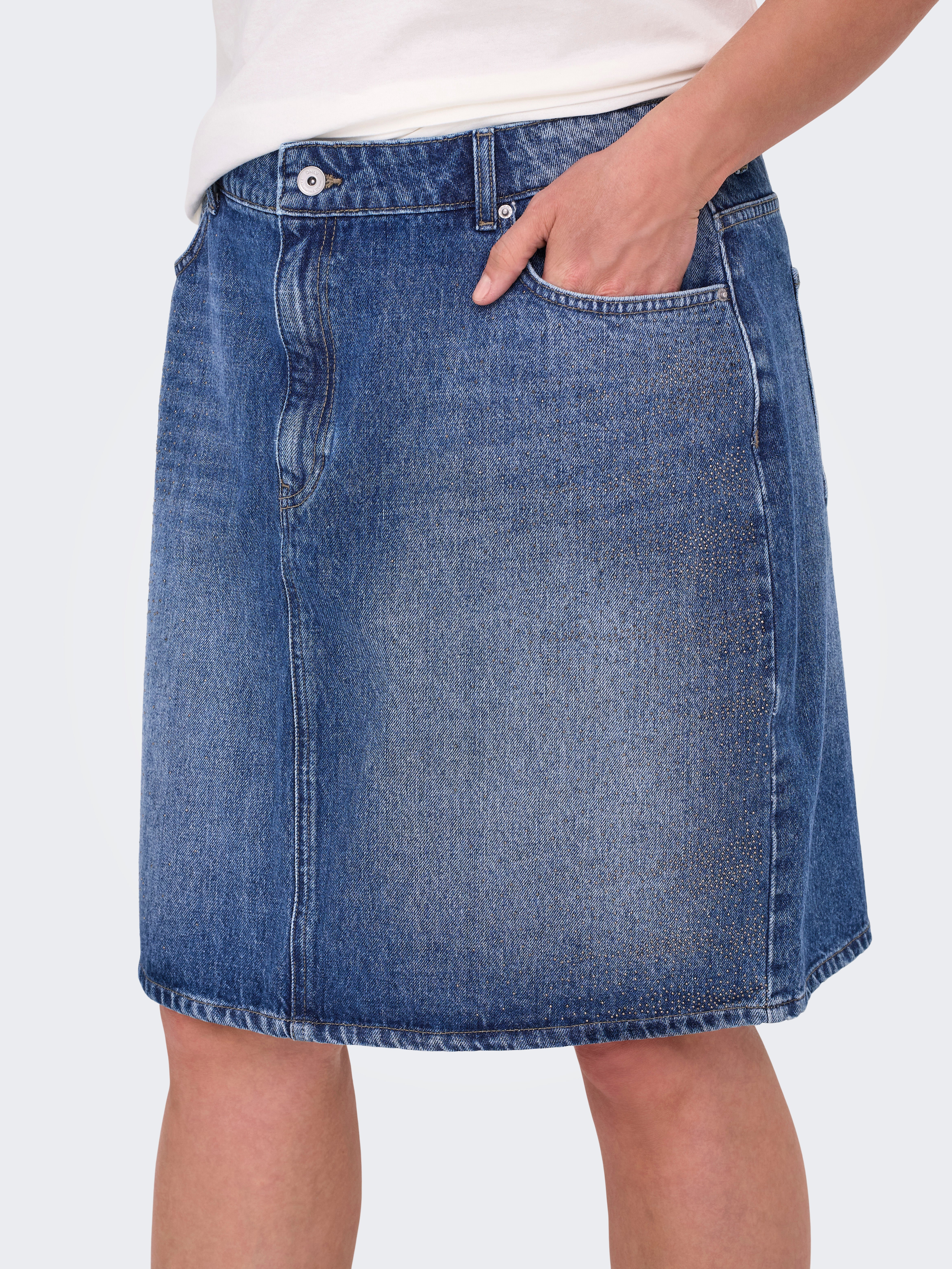 Only - Rok - Vintage - Onllesly Reg Lb Dnm Skort Bj N - 15256608 Only - Rok - Vintage - Onllesly Reg Lb Dnm Skort Bj N - 15256608