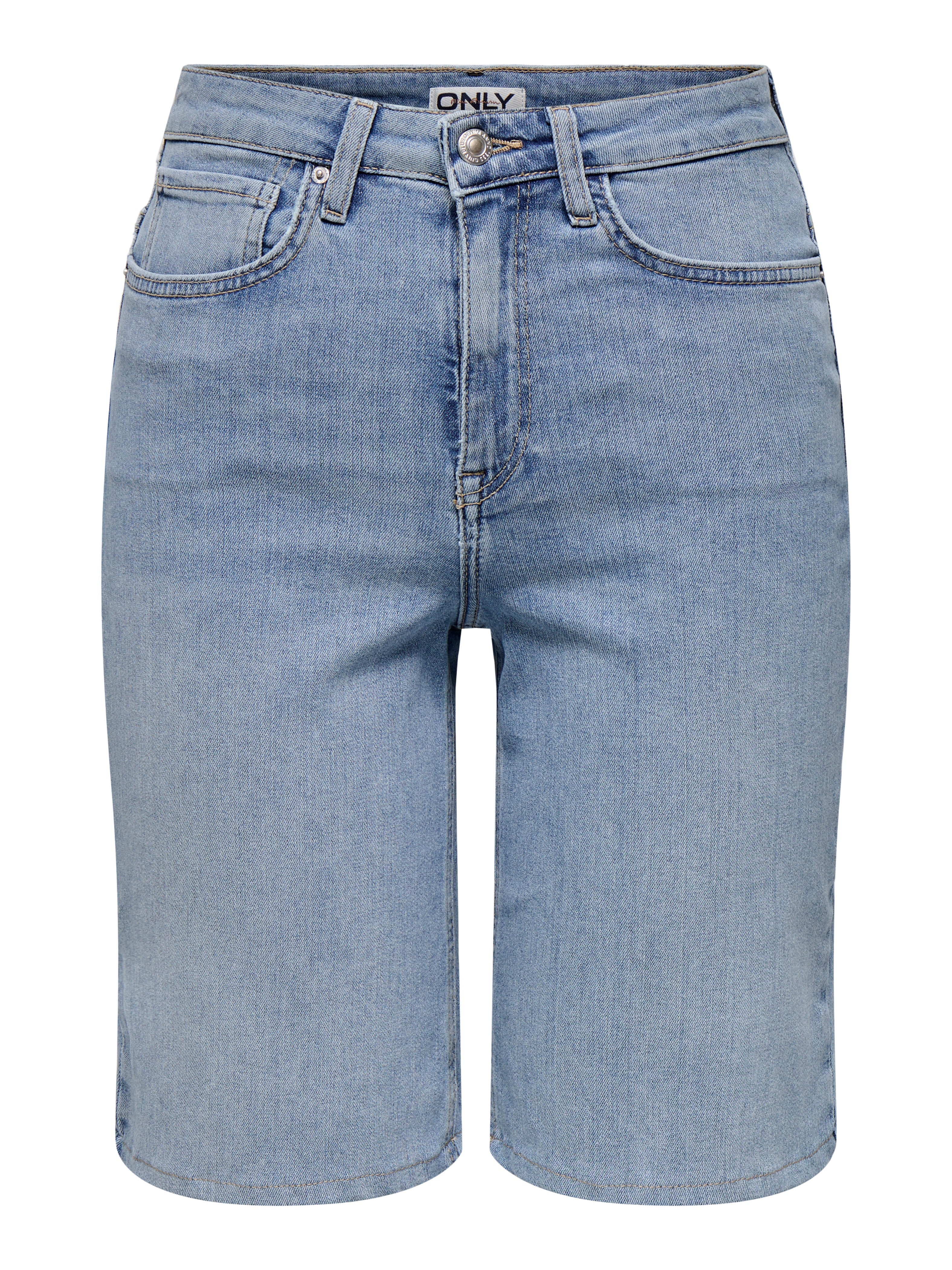 Thumbnail - Onlmadison Hohe Taille Normal Geschnitten Jeans-shorts