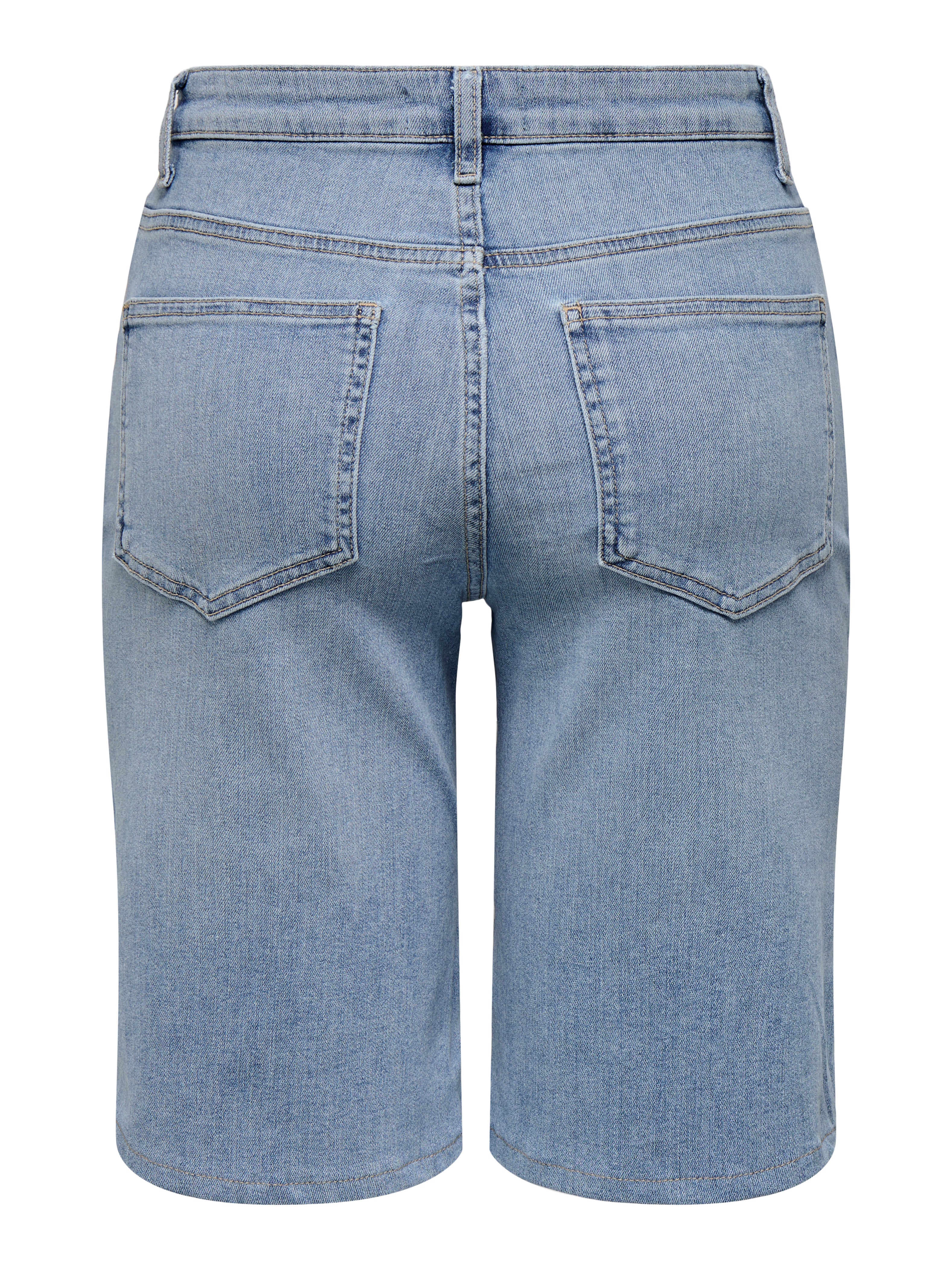 Thumbnail - Onlmadison Hohe Taille Normal Geschnitten Jeans-shorts