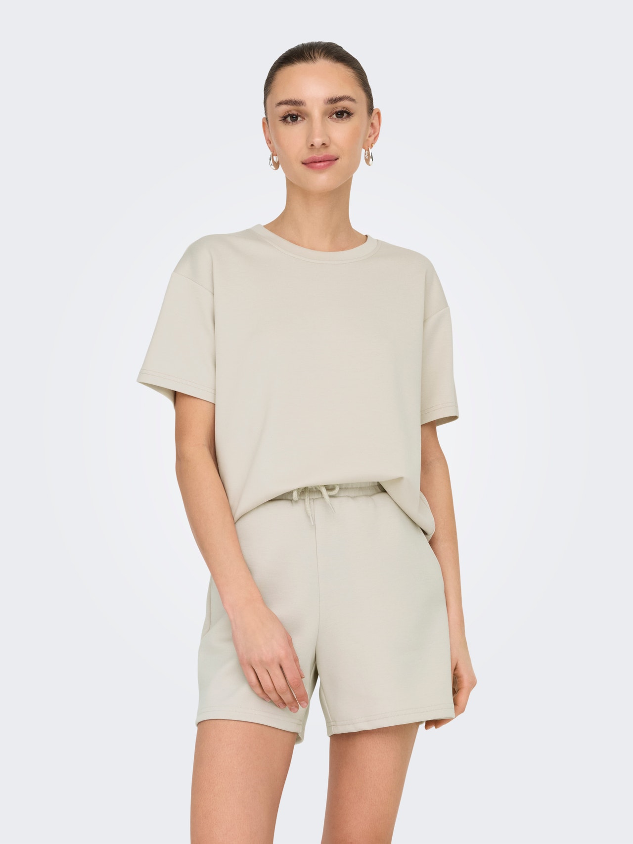 ONLY ONPLOUNGE-MINA T-paita -Pumice Stone - 15346233