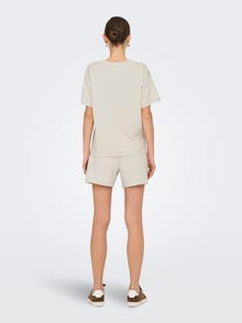 ONLY ONPLOUNGE-MINA T-paita -Pumice Stone - 15346233