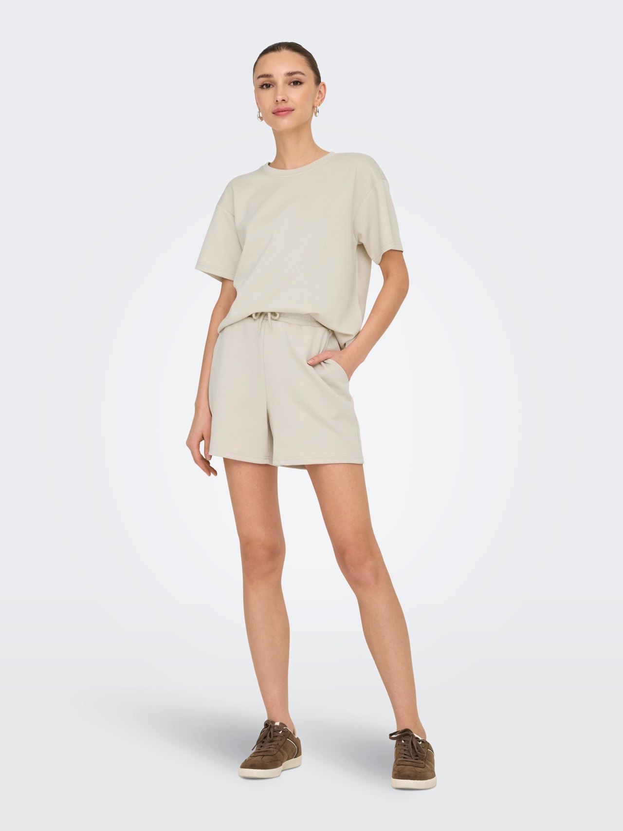 ONLY ONPLOUNGE-MINA T-paita -Pumice Stone - 15346233