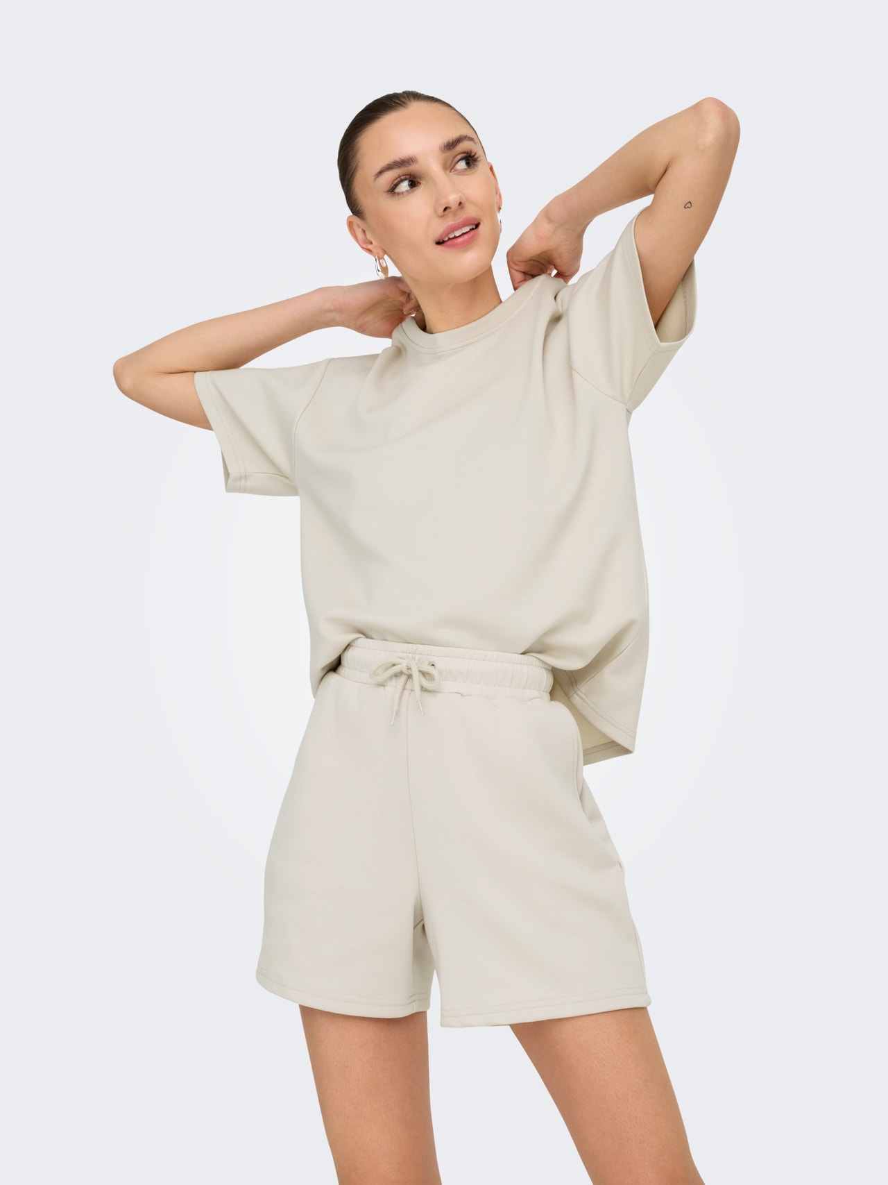 ONLY ONPLOUNGE-MINA T-paita -Pumice Stone - 15346233