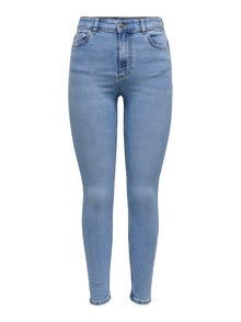 ONLY JDYMOON High waist Skinny Fit Jeans -Medium Blue Denim - 15346504