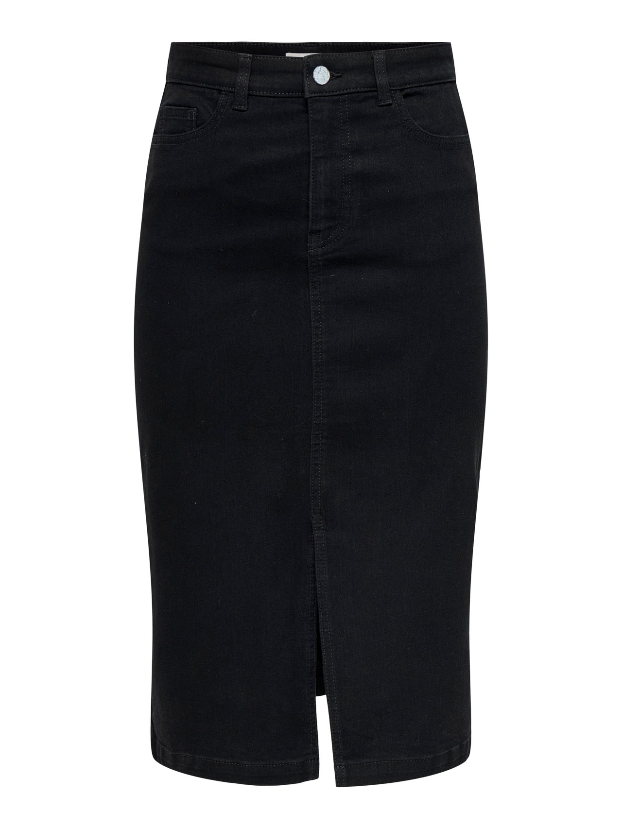 ONLY JDYMOON Jean Jupe midi -Black Denim - 15346527