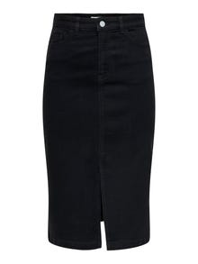 ONLY JDYMOON Jean Jupe midi -Black Denim - 15346527