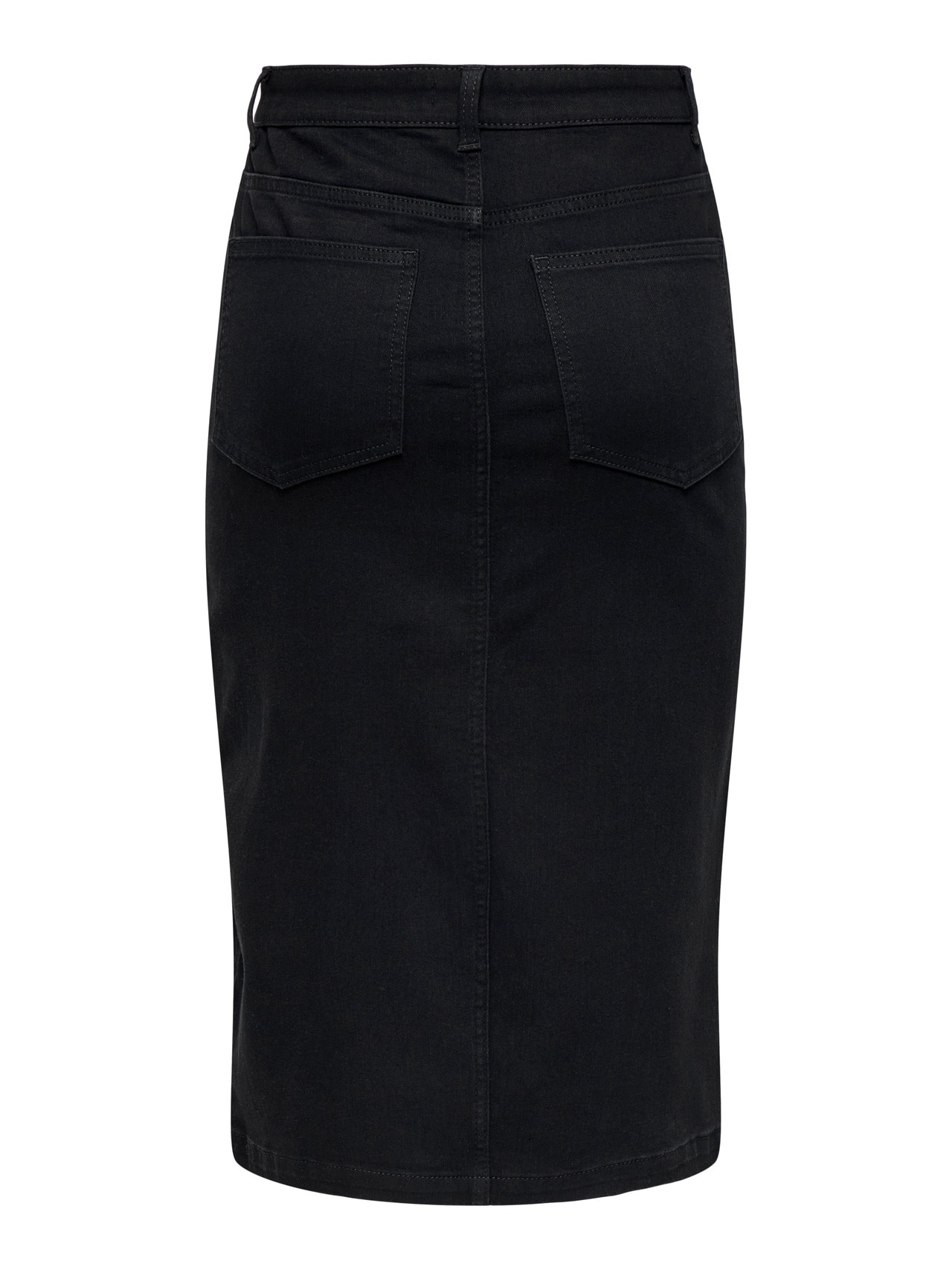 ONLY JDYMOON Jean Jupe midi -Black Denim - 15346527