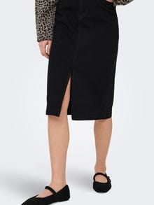 ONLY JDYMOON Jean Jupe midi -Black Denim - 15346527