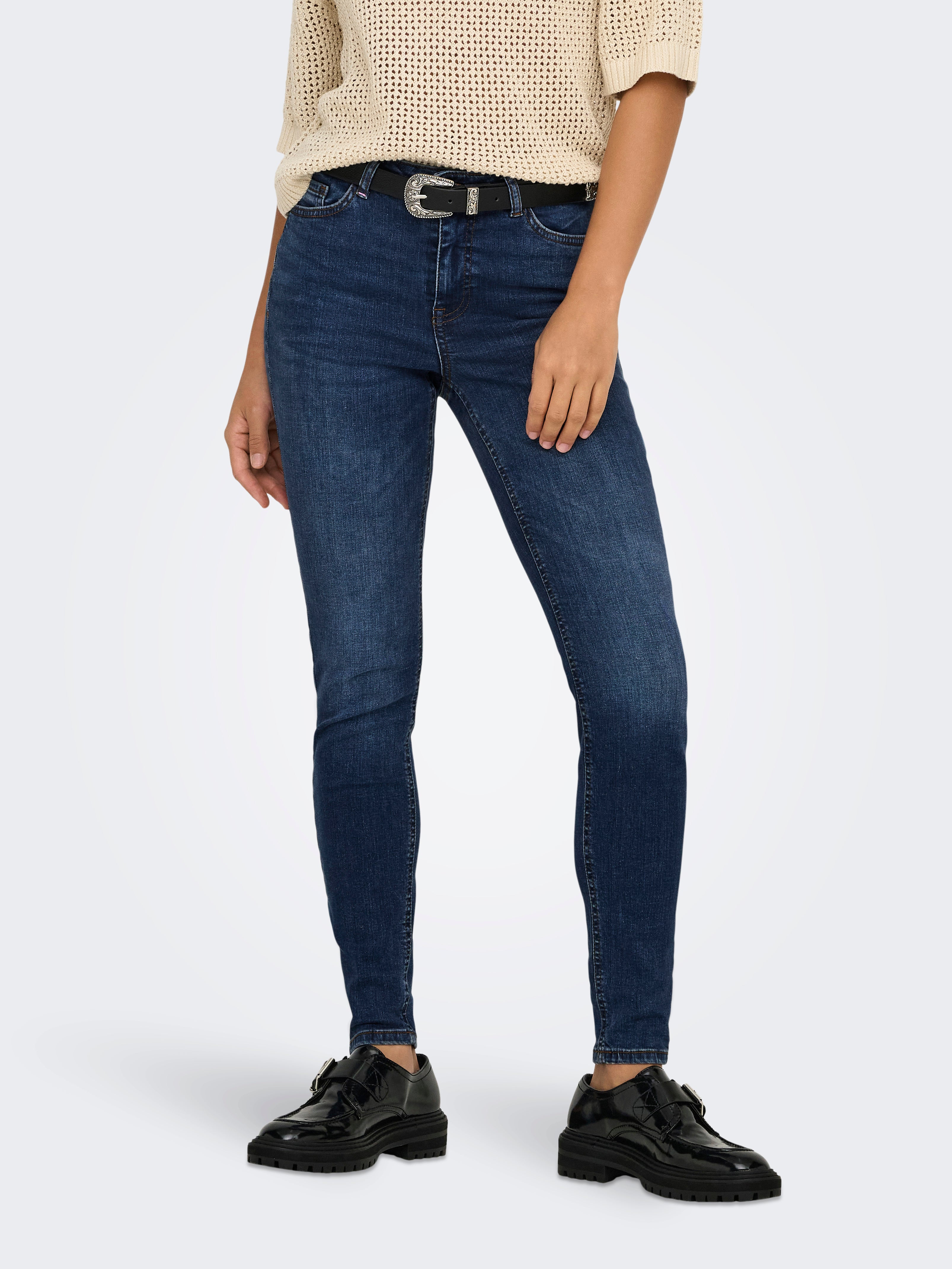 Jdyfina Mittlere Taille Skinny Fit Jeans