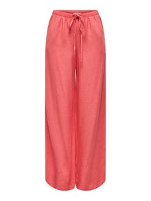 ONLY Laia jalaosaga lõige Keskmine vöökoht Püksid -Rose of Sharon - 15346559