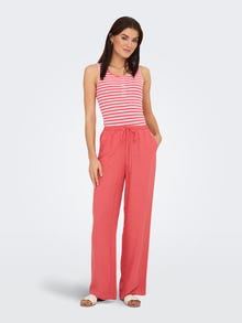 ONLY Laia jalaosaga lõige Keskmine vöökoht Püksid -Rose of Sharon - 15346559