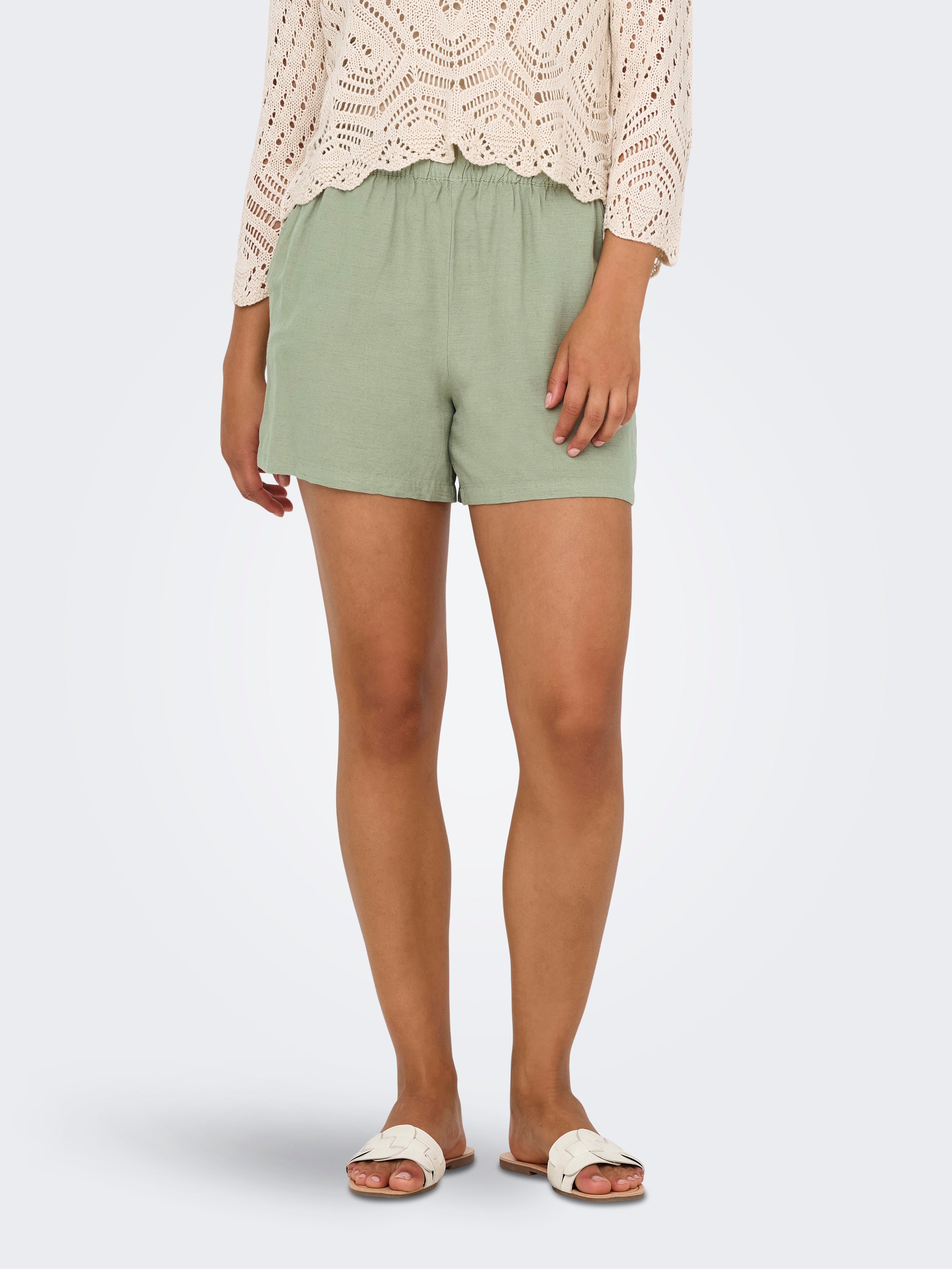 Jdycaya Hohe Taille Normal Geschnitten Shorts