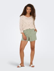 ONLY JDYCAYA Korkea vyötärö Regular fit Shortsit -Tea - 15346562