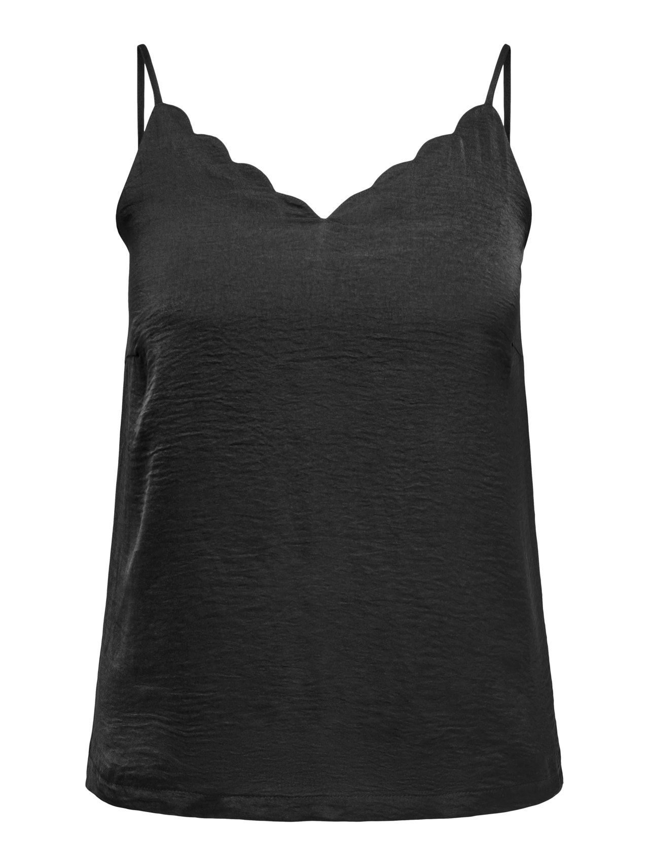 ONLY Tavapärane lõige Ümmargune kaelus Vormikas Top -Black - 15346674