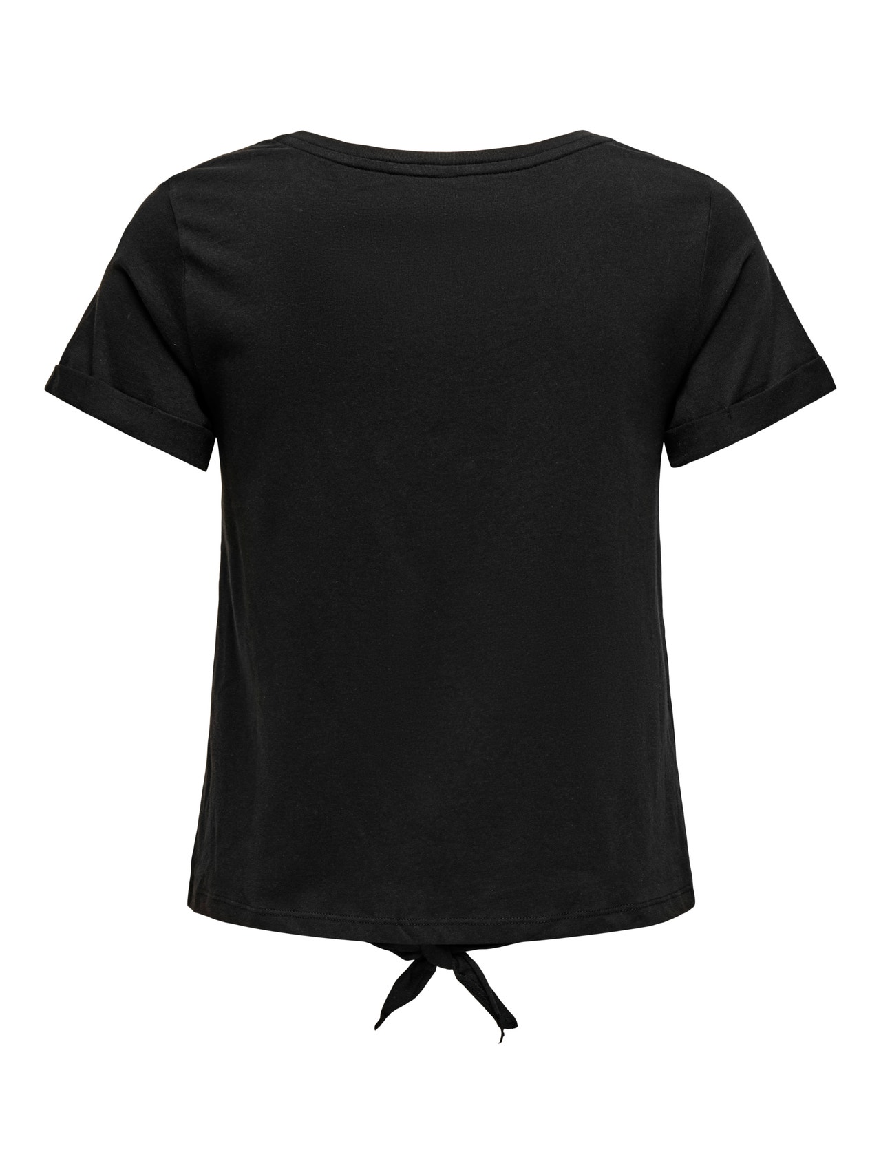 ONLY Tavapärane lõige Ümmargune kaelus T-särk -Black - 15346678