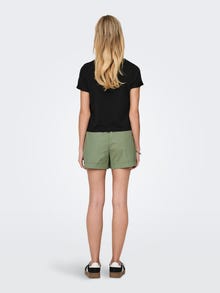 ONLY Tavapärane lõige Ümmargune kaelus T-särk -Black - 15346678