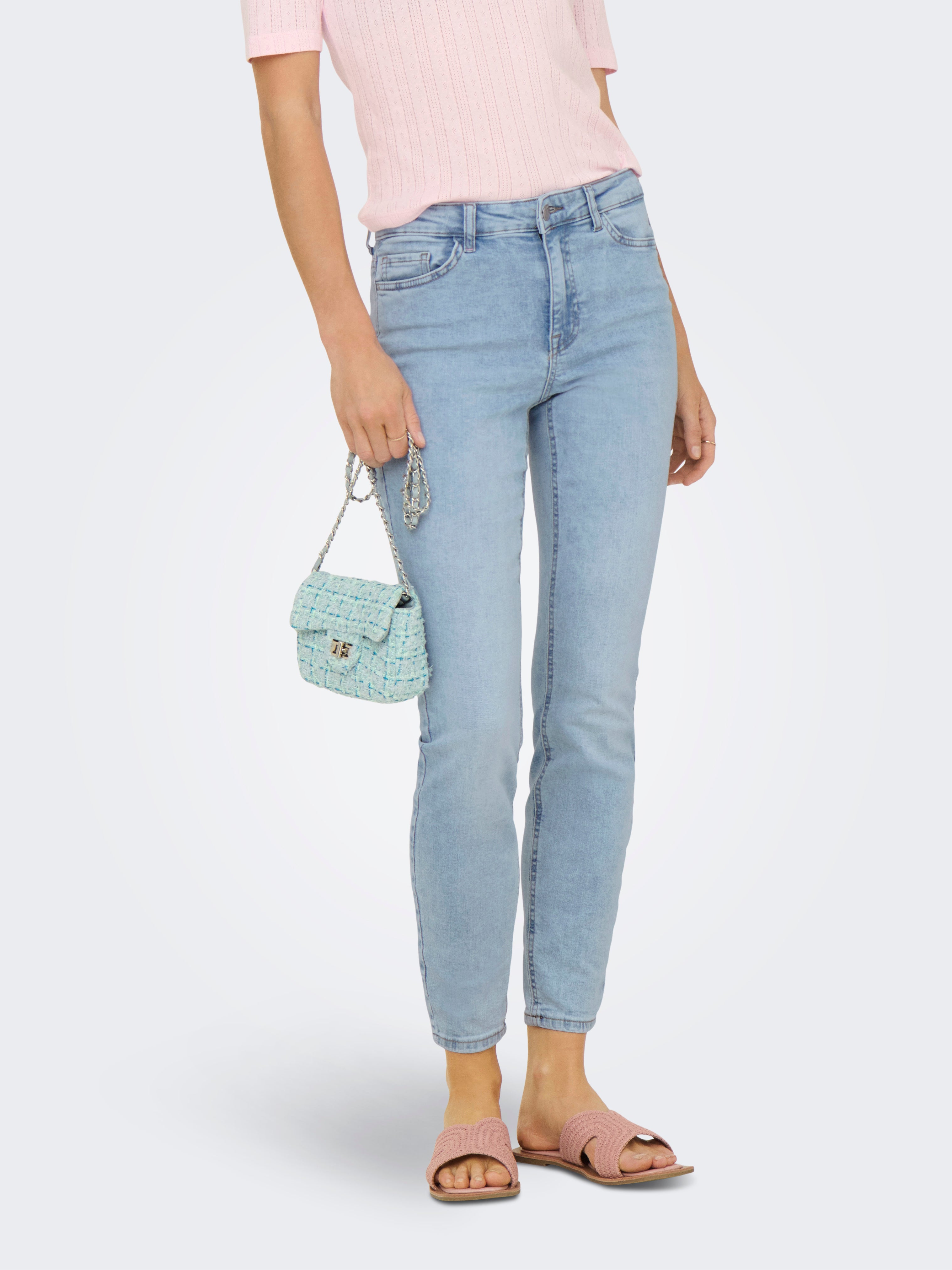 Thumbnail - Jdyfina Mittlere Taille Skinny Fit Jeans