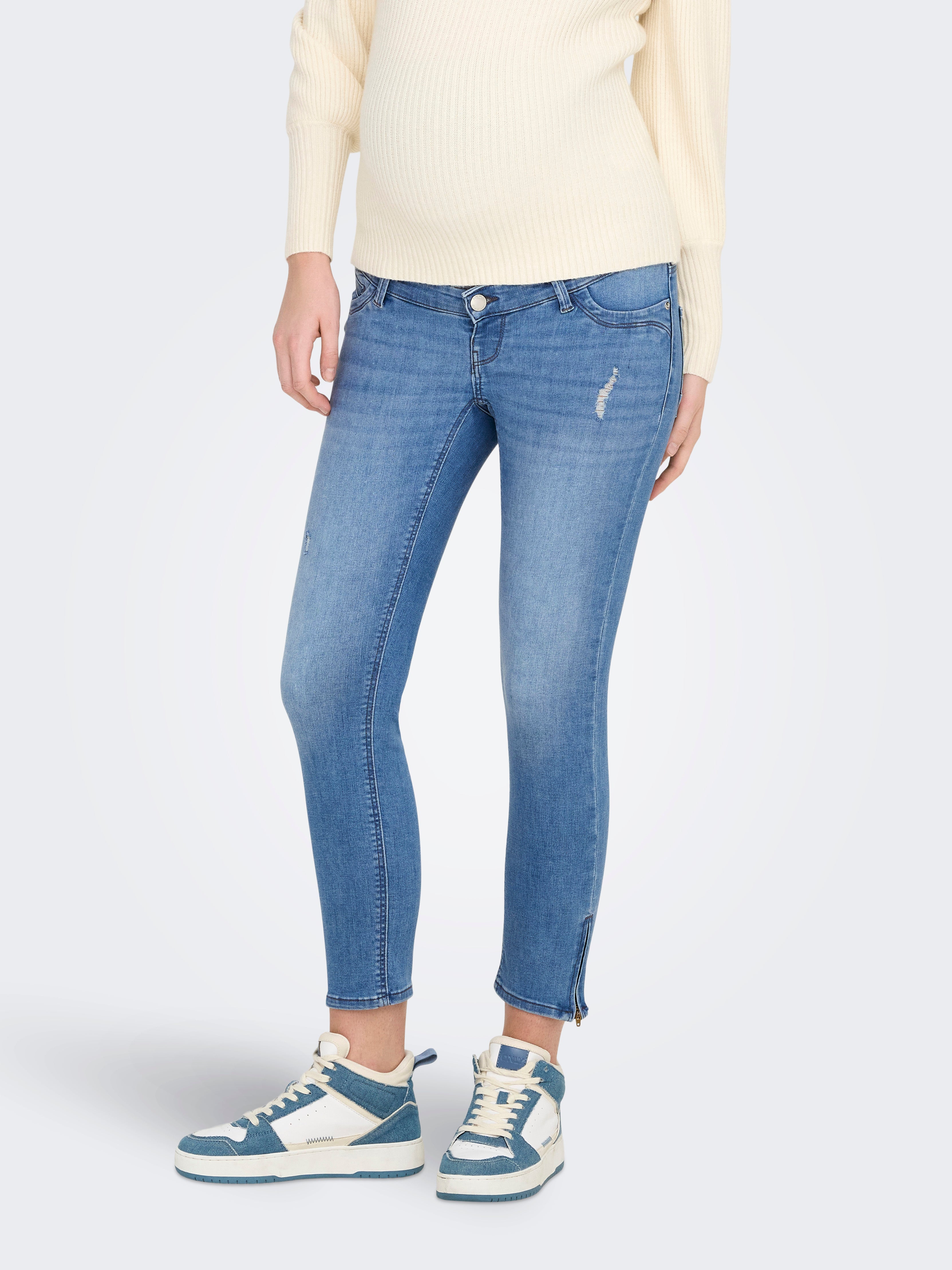 Olmkarla Mittlere Taille Skinny Fit Jeans