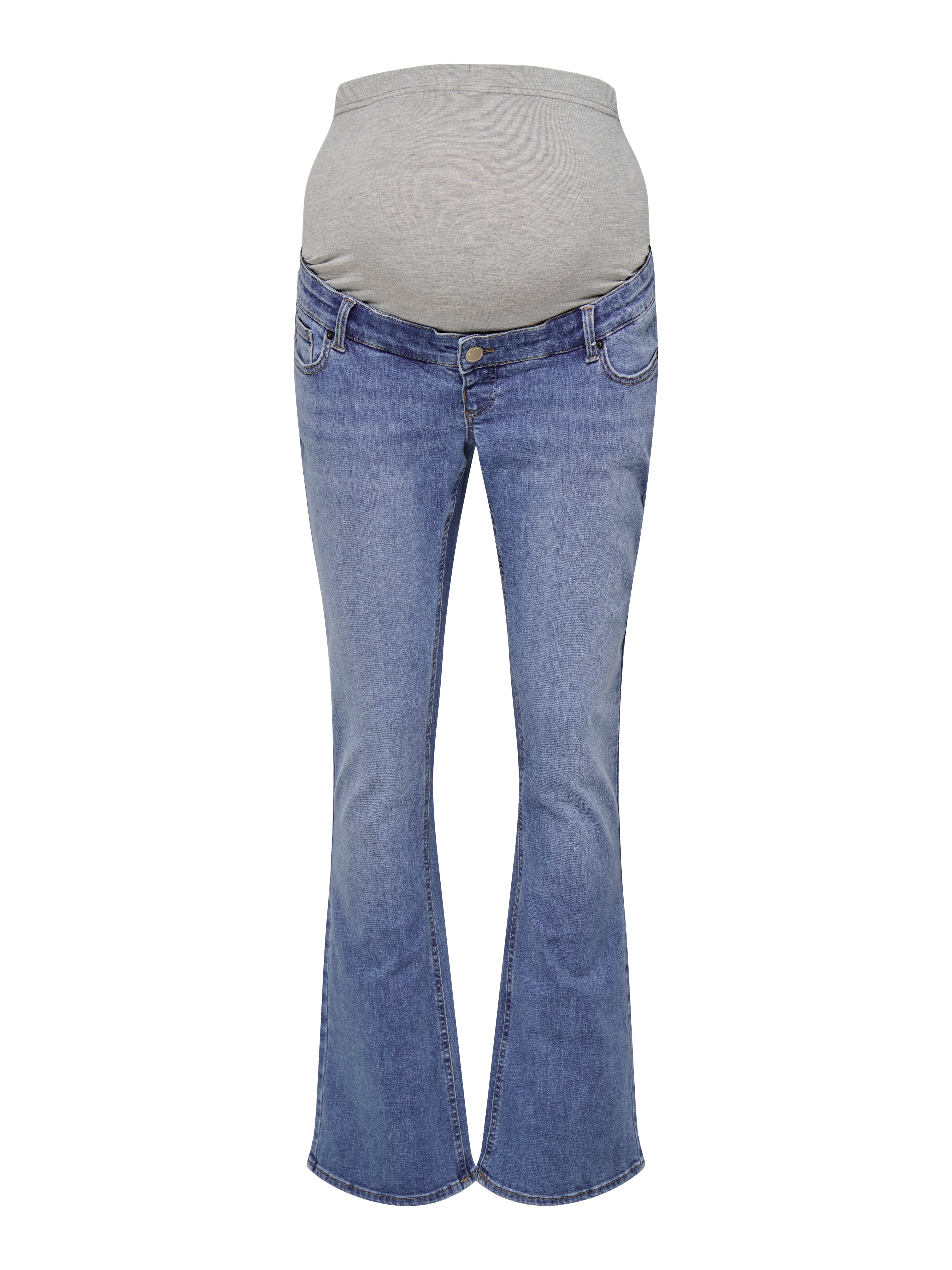 Thumbnail - Olmblush Mittlere Taille Flared Jeans